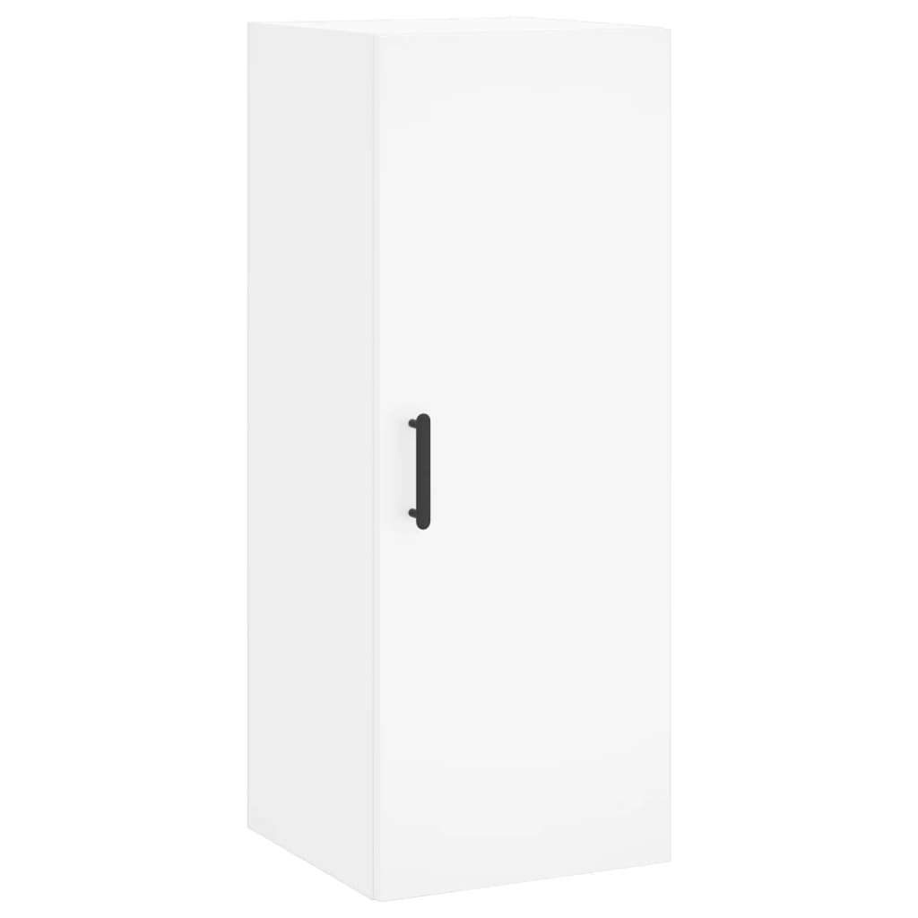 vidaXL Highboard White 34,5x34x180 cm Engineered Wood