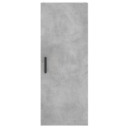 vidaXL Highboard Concrete Grey 34,5x34x180 cm Engineered Wood