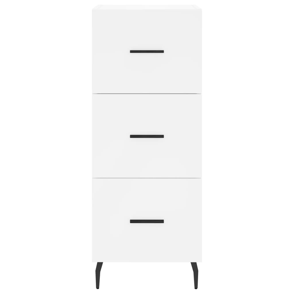 vidaXL Highboard White 34.5x34x180 cm Engineered Wood