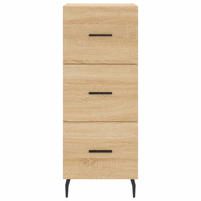 vidaXL Highboard Sonoma Oak 34.5x34x180 cm Engineered Wood