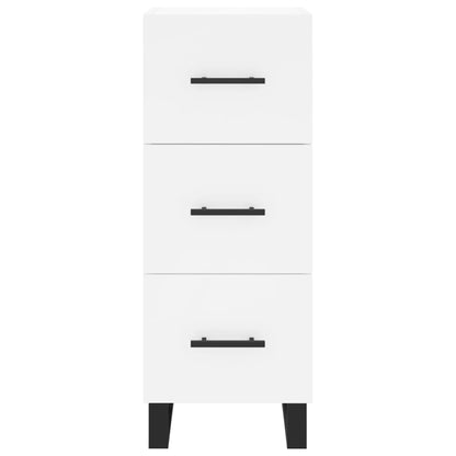 vidaXL Highboard White 34.5x34x180 cm Engineered Wood