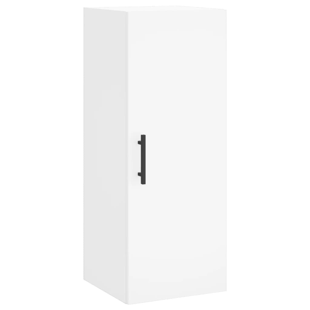 vidaXL Highboard White 34,5x34x180 cm Engineered Wood