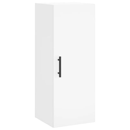 vidaXL Highboard White 34,5x34x180 cm Engineered Wood