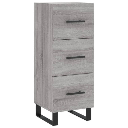 vidaXL Highboard Grey Sonoma 34,5x34x180 cm Engineered Wood