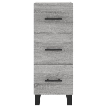 vidaXL Highboard Grey Sonoma 34,5x34x180 cm Engineered Wood