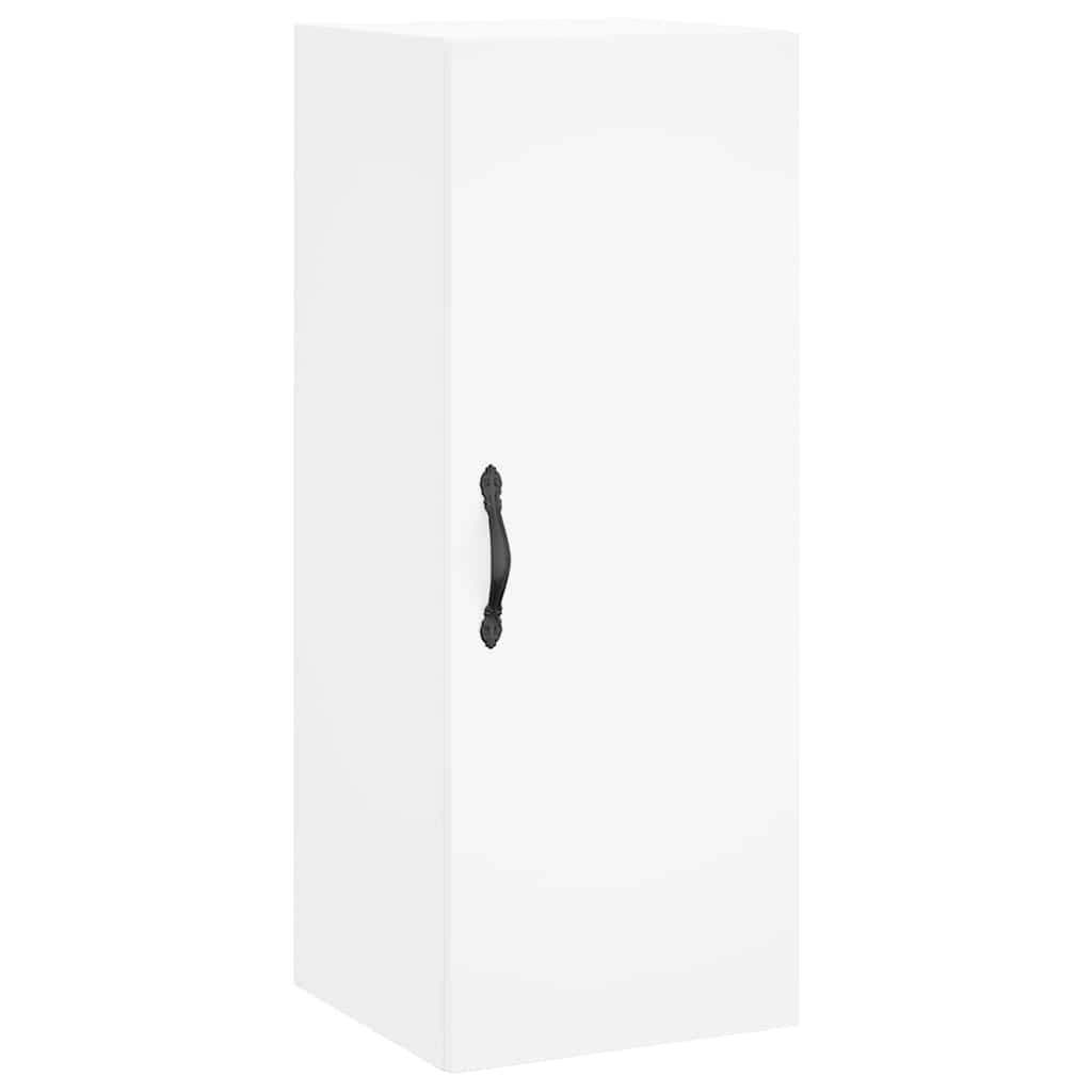 vidaXL Highboard White 34.5x34x180 cm Engineered Wood