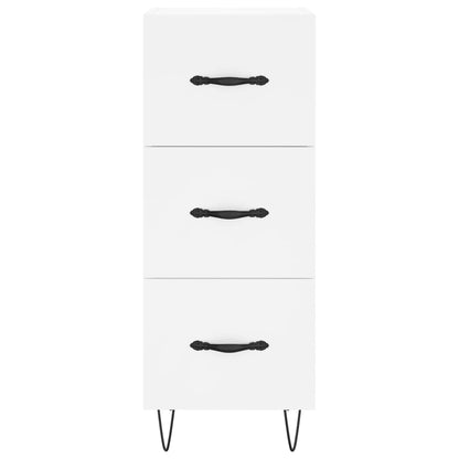 vidaXL Highboard White 34.5x34x180 cm Engineered Wood