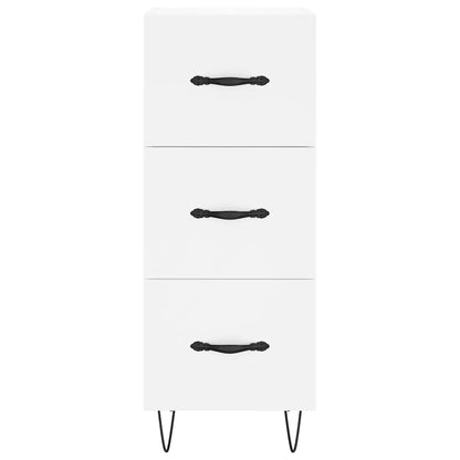 vidaXL Highboard White 34.5x34x180 cm Engineered Wood