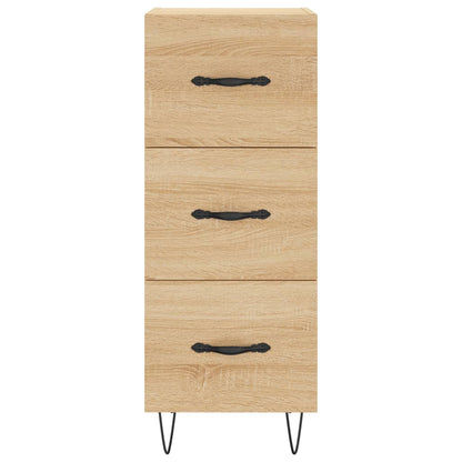 vidaXL Highboard Sonoma Oak 34.5x34x180 cm Engineered Wood