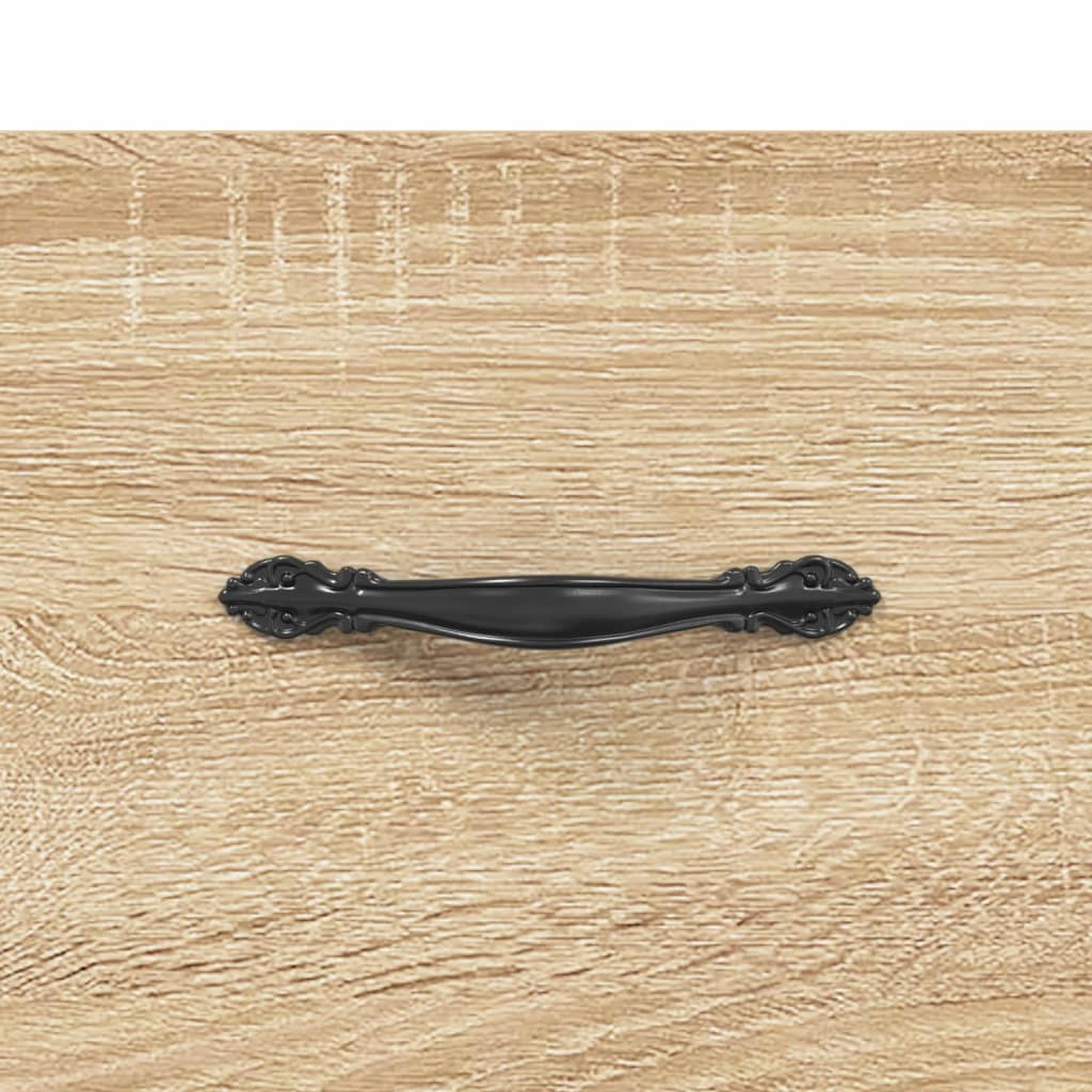 vidaXL Highboard Sonoma Oak 34.5x34x180 cm Engineered Wood