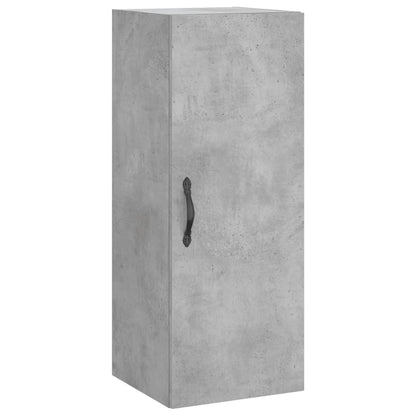 vidaXL Highboard Concrete Grey 34,5x34x180 cm Engineered Wood
