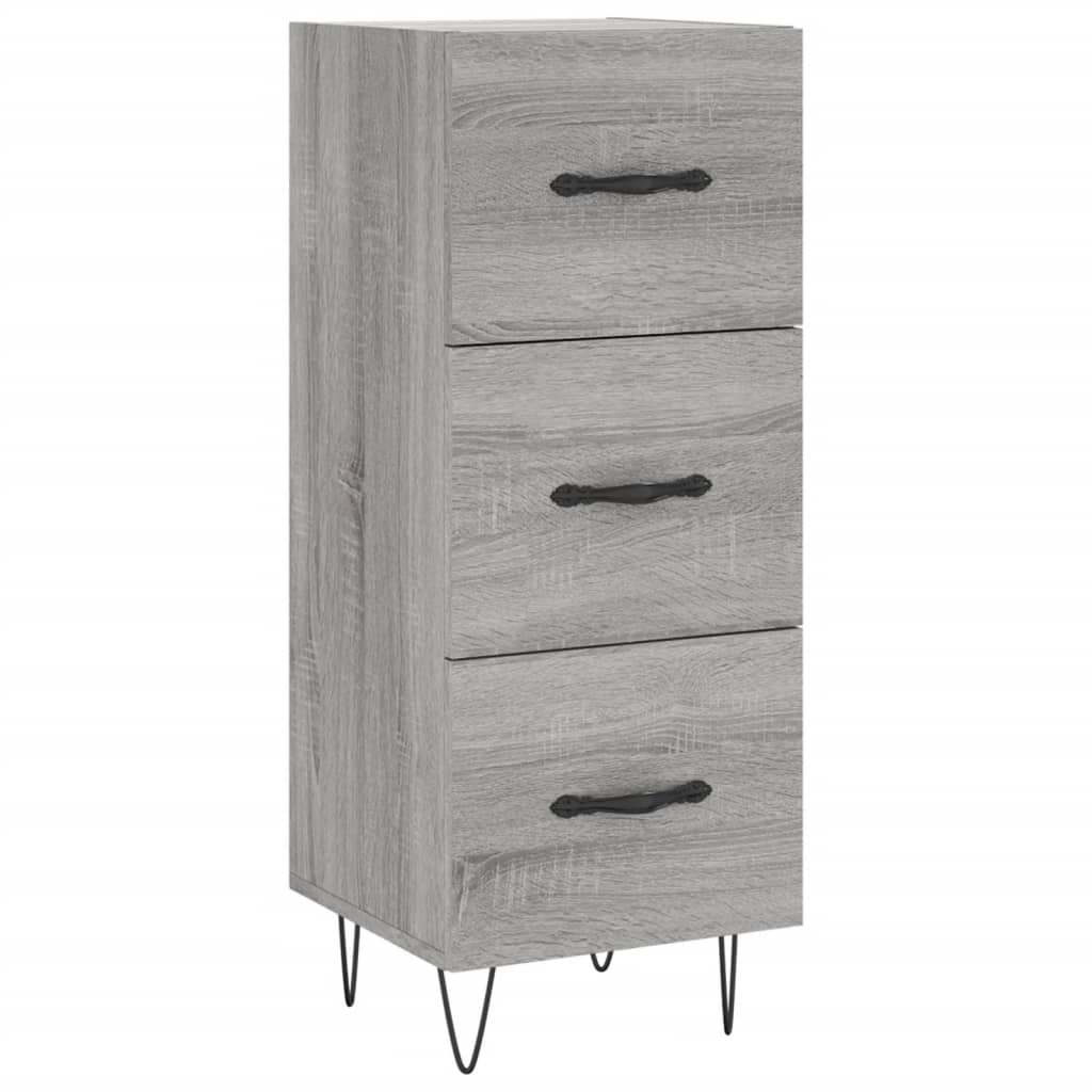 vidaXL Highboard Grey Sonoma 34.5x34x180 cm Engineered Wood