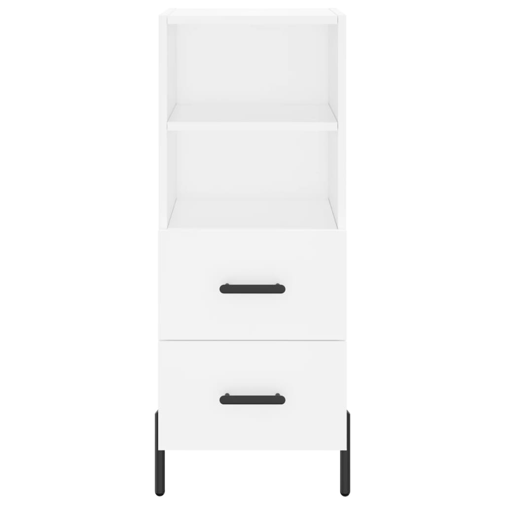vidaXL Highboard White 34.5x34x180 cm Engineered Wood