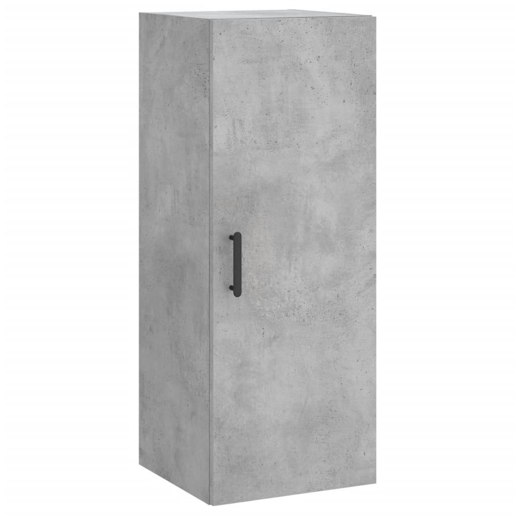 vidaXL Highboard Concrete Grey 34,5x34x180 cm Engineered Wood