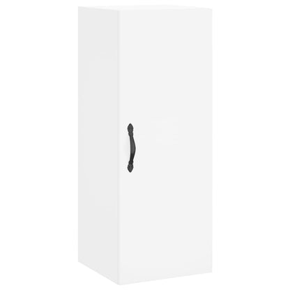vidaXL Highboard White 34.5x34x180 cm Engineered Wood