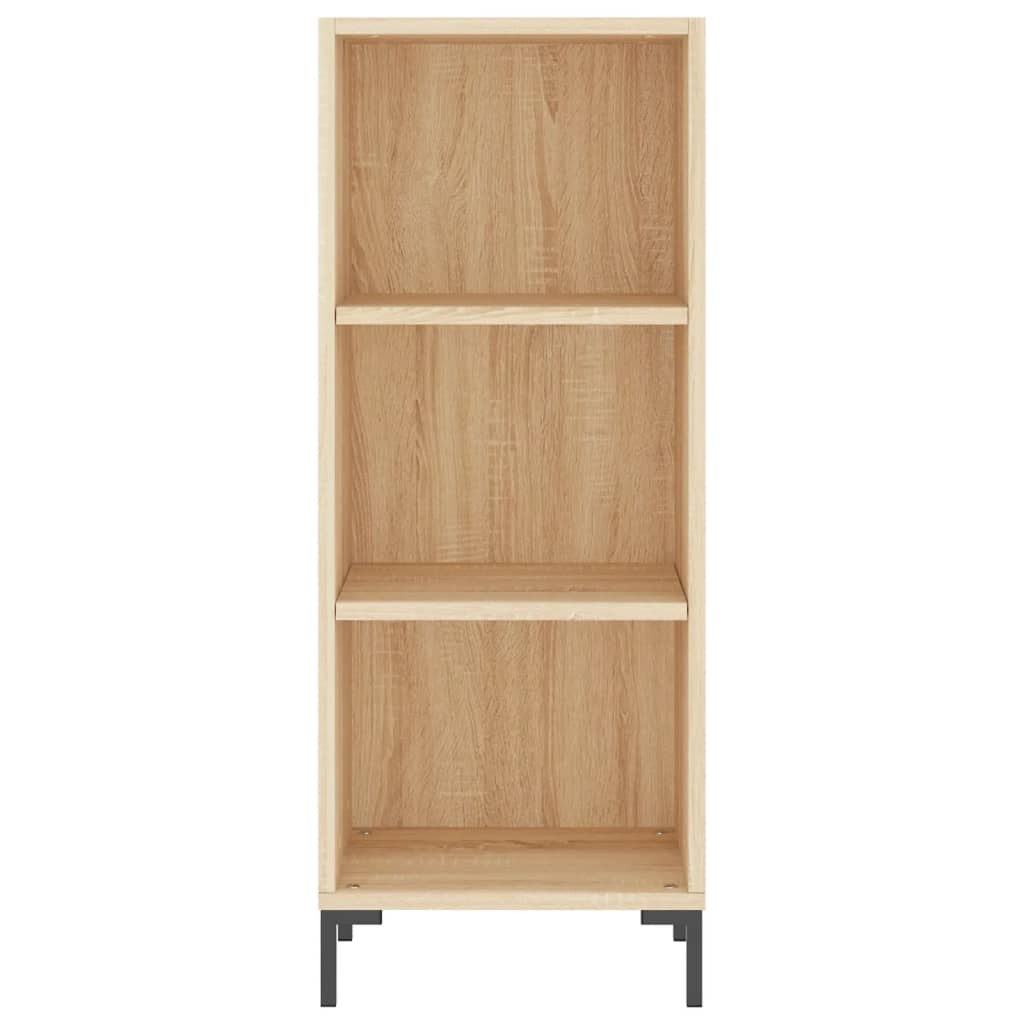 vidaXL Highboard Sonoma Oak 34.5x34x180 cm Engineered Wood