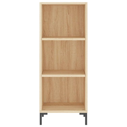vidaXL Highboard Sonoma Oak 34.5x34x180 cm Engineered Wood