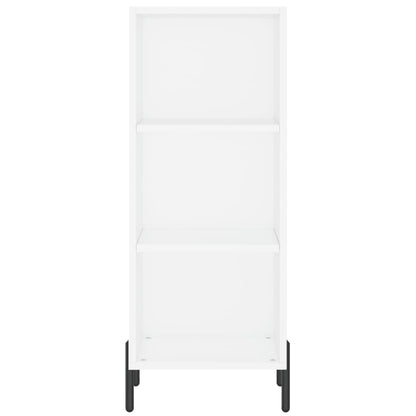 vidaXL Highboard White 34.5x34x180 cm Engineered Wood