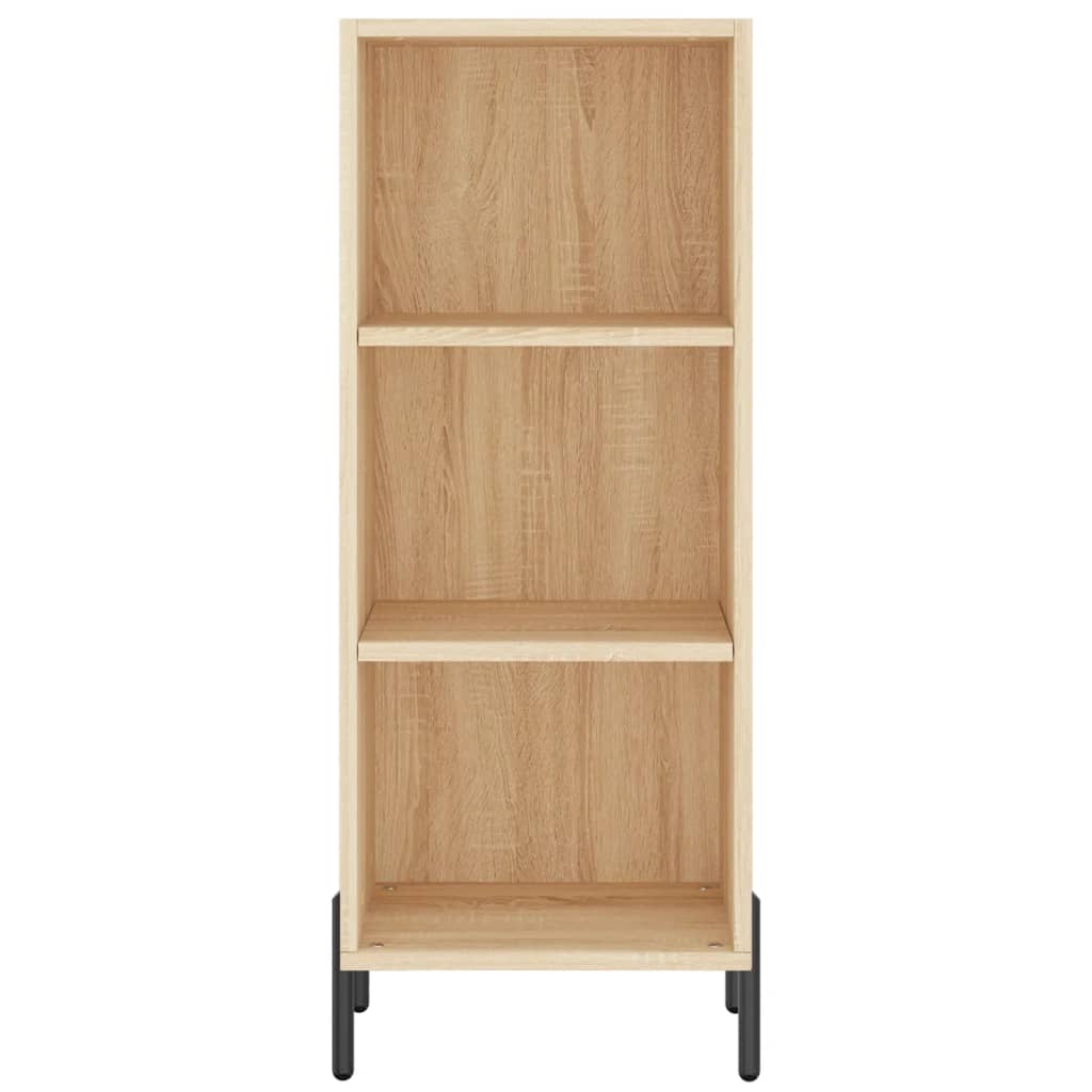 vidaXL Highboard Sonoma Oak 34.5x34x180 cm Engineered Wood