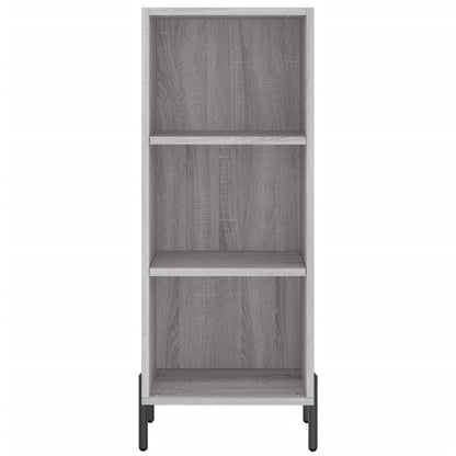 vidaXL Highboard Grey Sonoma 34,5x34x180 cm Engineered Wood