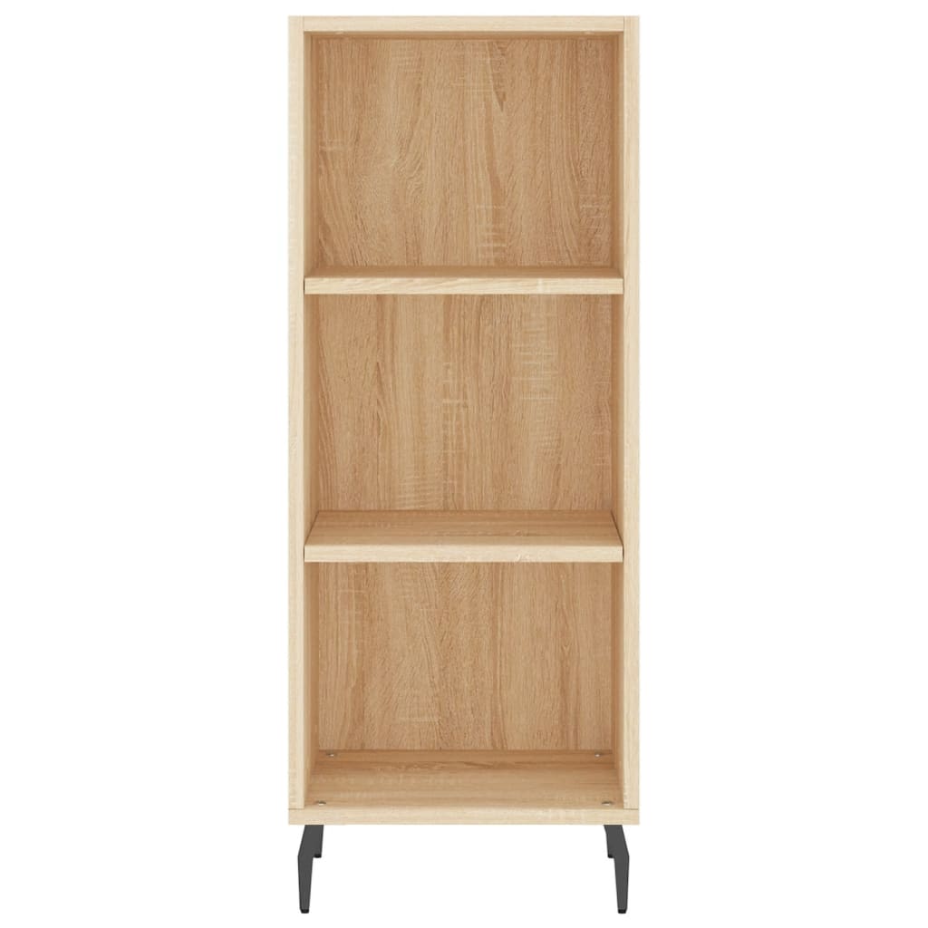 vidaXL Highboard Sonoma Oak 34.5x34x180 cm Engineered Wood
