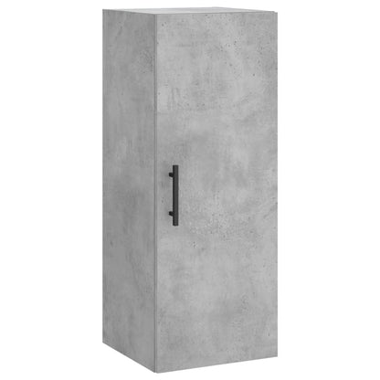 vidaXL Highboard Concrete Grey 34,5x34x180 cm Engineered Wood