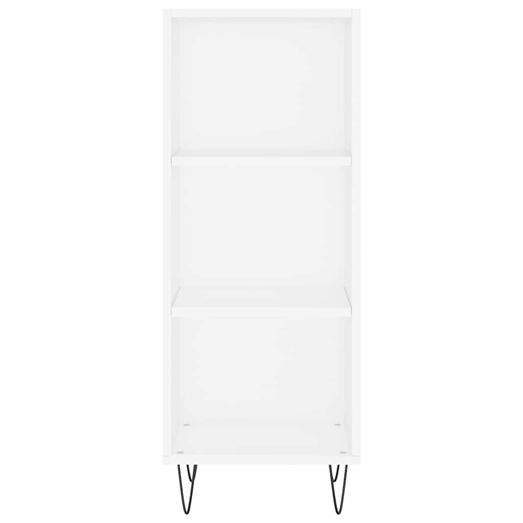 vidaXL Highboard White 34.5x34x180 cm Engineered Wood