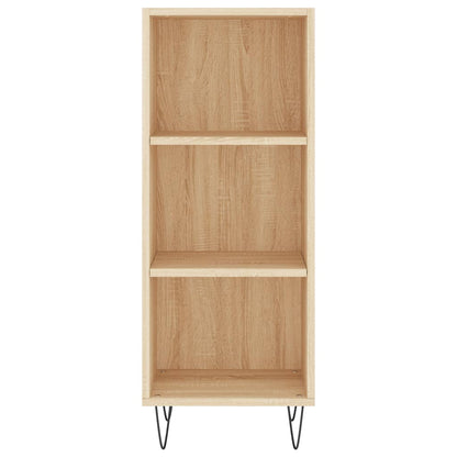 vidaXL Highboard Sonoma Oak 34,5x34x180 cm Engineered Wood