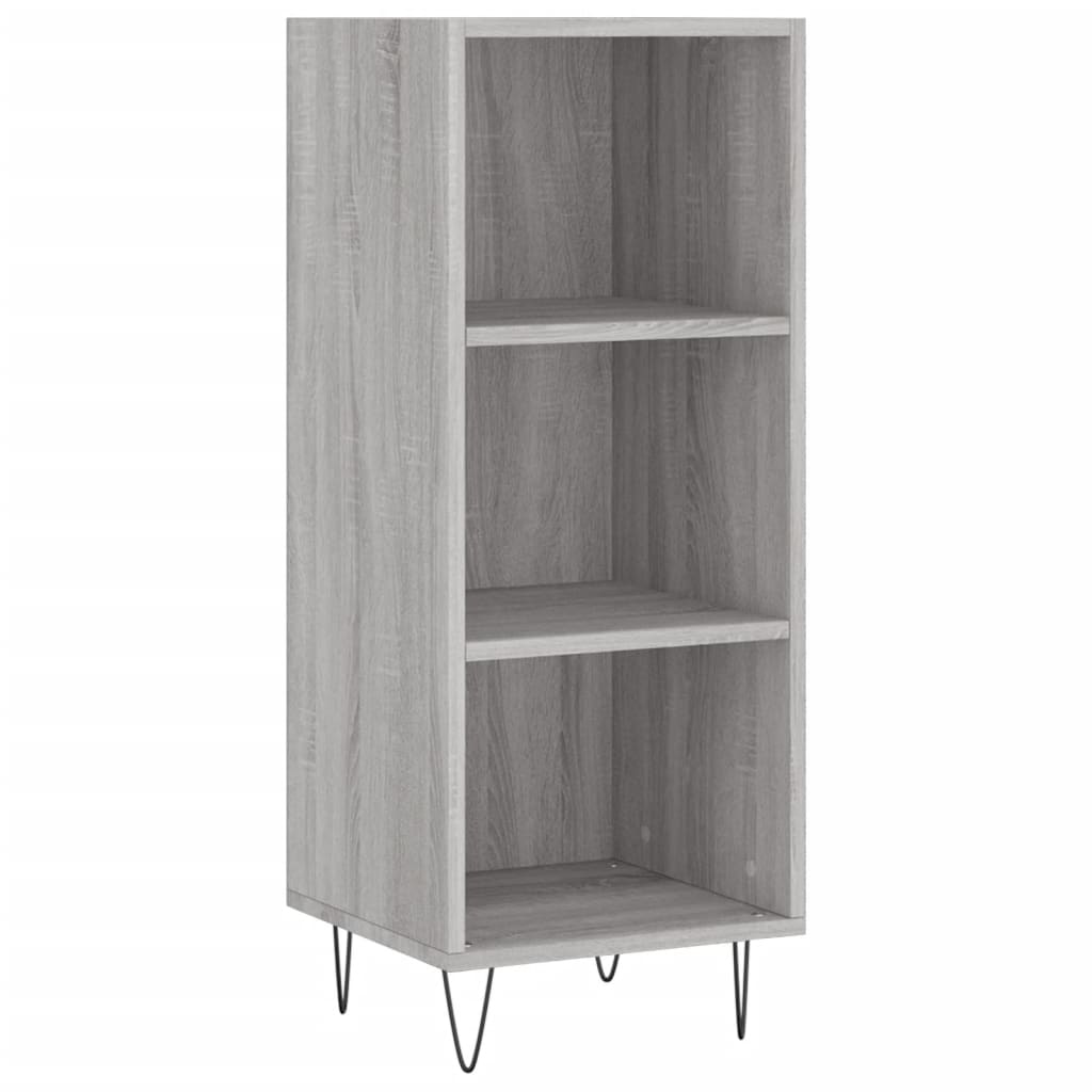 vidaXL Highboard Grey Sonoma 34,5x34x180 cm Engineered Wood