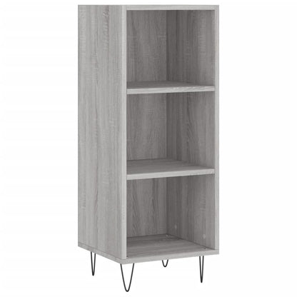 vidaXL Highboard Grey Sonoma 34,5x34x180 cm Engineered Wood