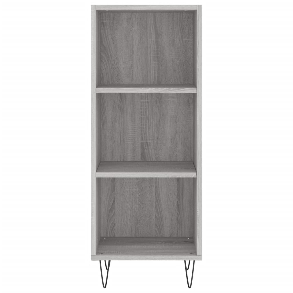 vidaXL Highboard Grey Sonoma 34.5x34x180 cm Engineered Wood