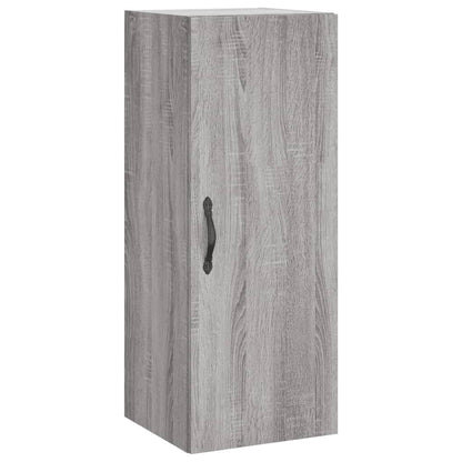 vidaXL Highboard Grey Sonoma 34,5x34x180 cm Engineered Wood