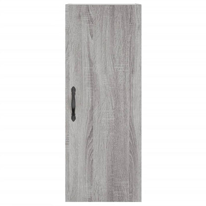 vidaXL Highboard Grey Sonoma 34,5x34x180 cm Engineered Wood