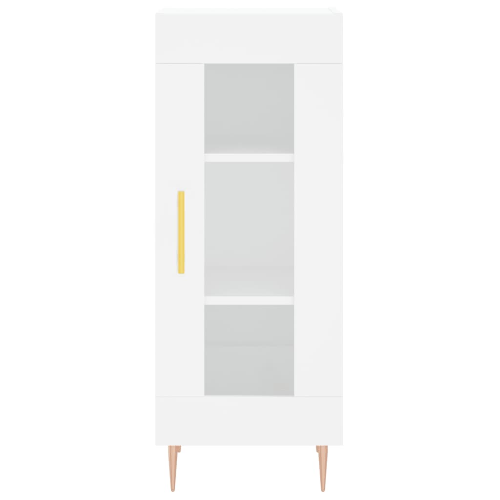 vidaXL Highboard White 34.5x34x180 cm Engineered Wood