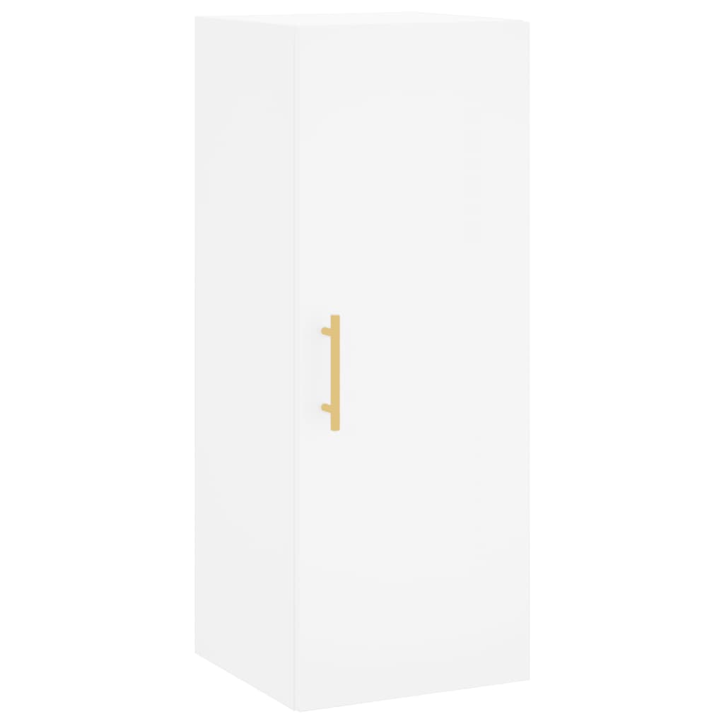 vidaXL Highboard White 34.5x34x180 cm Engineered Wood