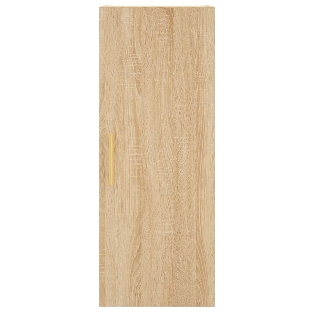vidaXL Highboard Sonoma Oak 34.5x34x180 cm Engineered Wood