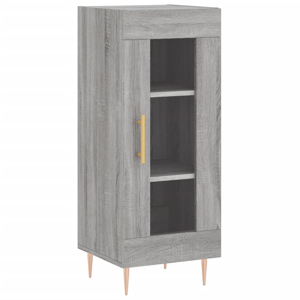 vidaXL Highboard Grey Sonoma 34.5x34x180 cm Engineered Wood