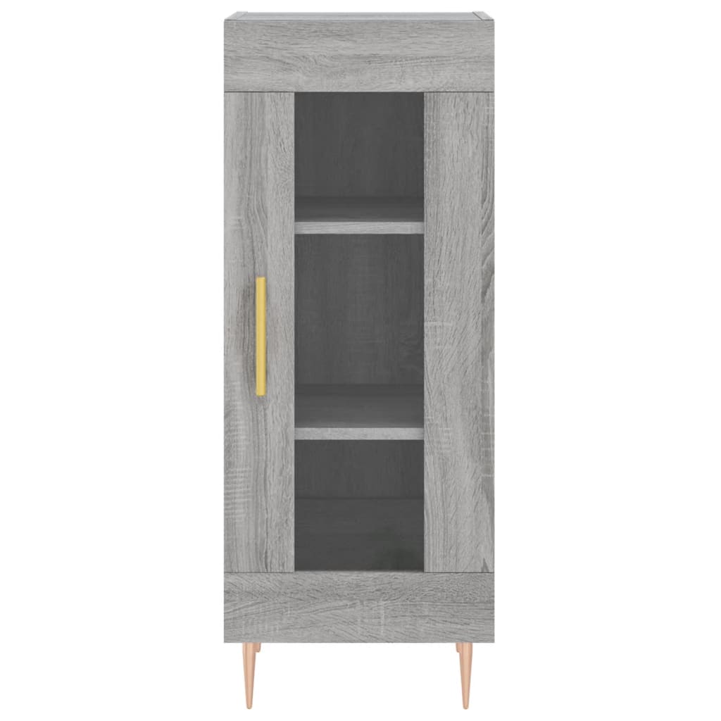 vidaXL Highboard Grey Sonoma 34.5x34x180 cm Engineered Wood