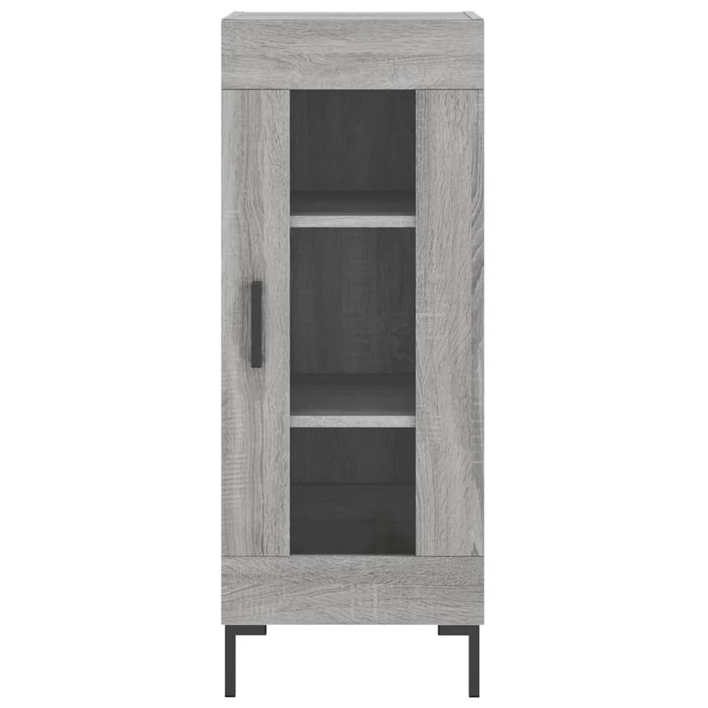 vidaXL Highboard Grey Sonoma 34.5x34x180 cm Engineered Wood