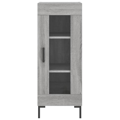 vidaXL Highboard Grey Sonoma 34.5x34x180 cm Engineered Wood