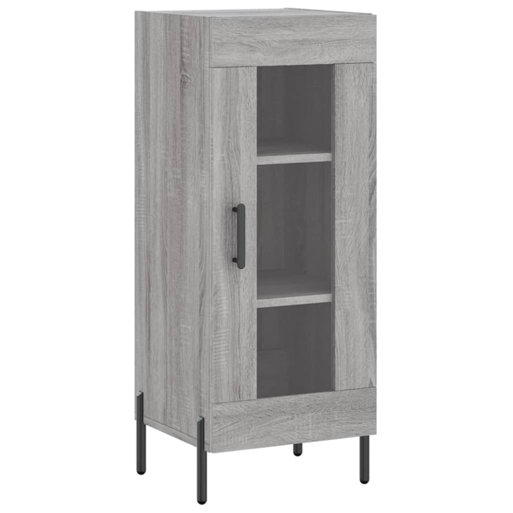 vidaXL Highboard Grey Sonoma 34,5x34x180 cm Engineered Wood
