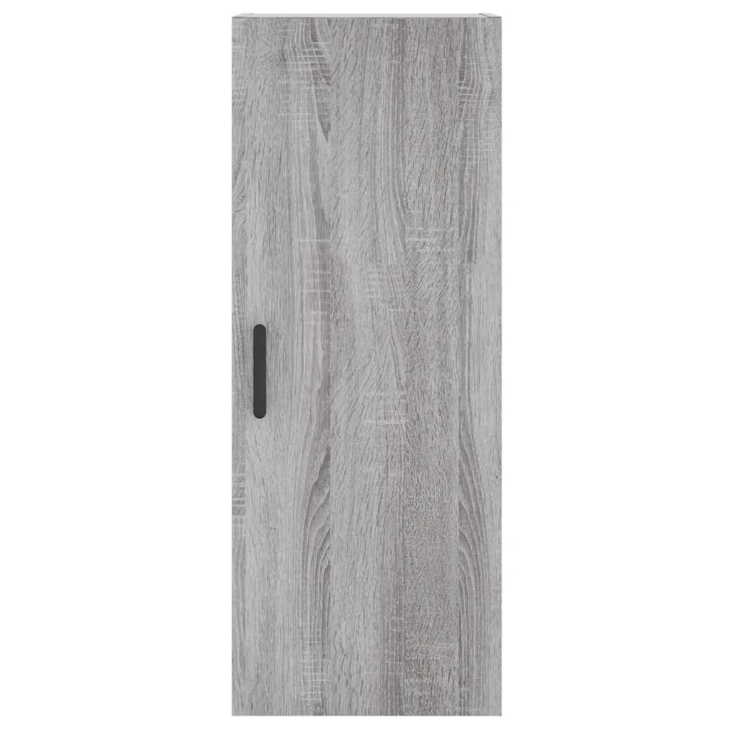vidaXL Highboard Grey Sonoma 34,5x34x180 cm Engineered Wood