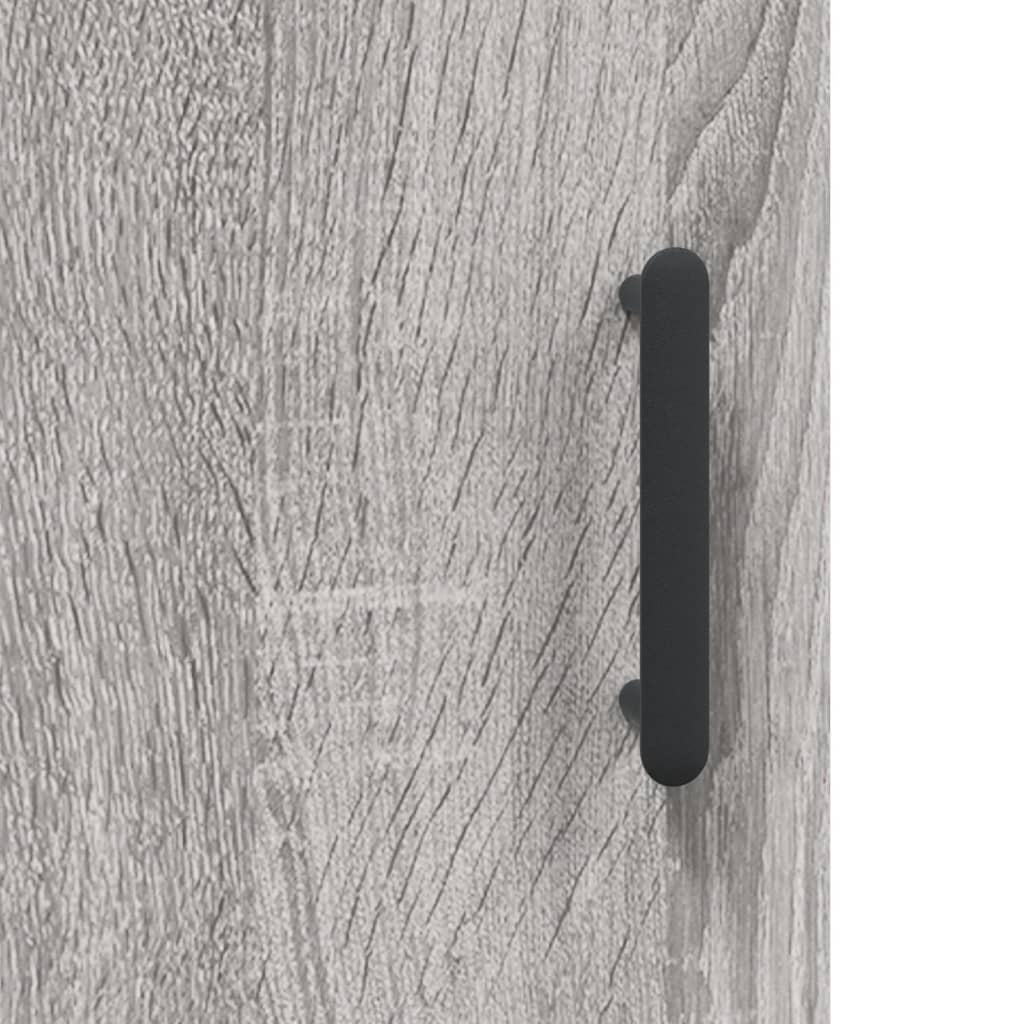 vidaXL Highboard Grey Sonoma 34,5x34x180 cm Engineered Wood