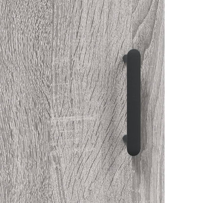 vidaXL Highboard Grey Sonoma 34,5x34x180 cm Engineered Wood