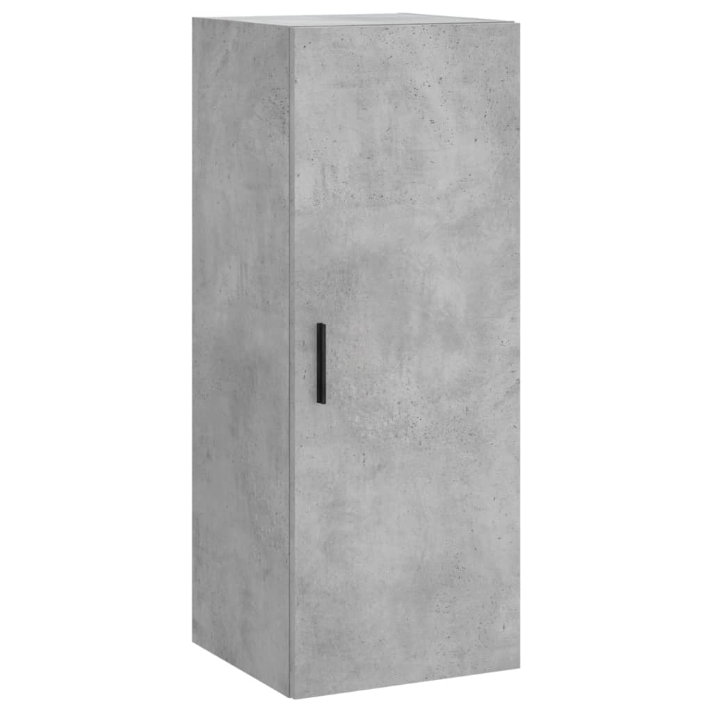 vidaXL Highboard Concrete Grey 34,5x34x180 cm Engineered Wood