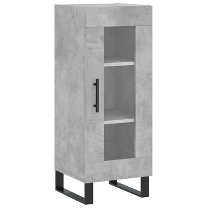 vidaXL Highboard Concrete Grey 34.5x34x180 cm Engineered Wood