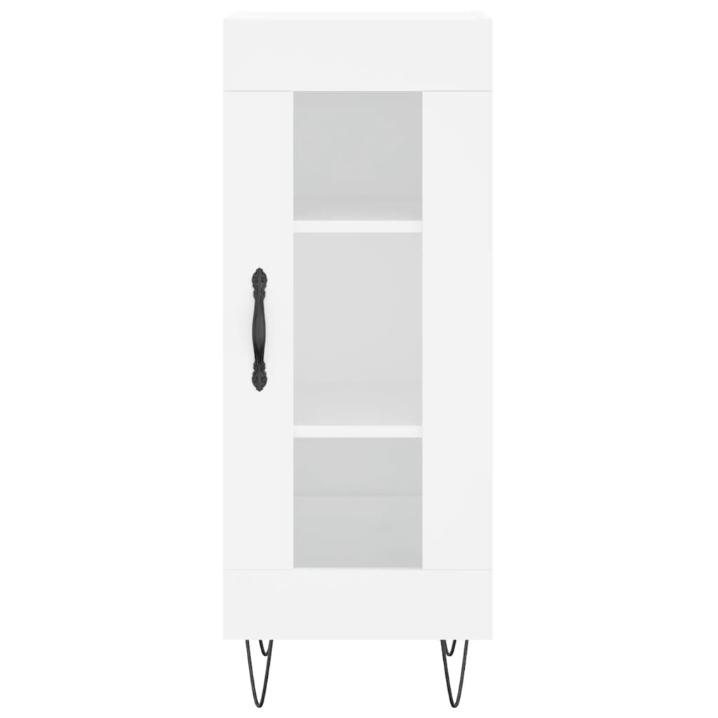 vidaXL Highboard White 34.5x34x180 cm Engineered Wood