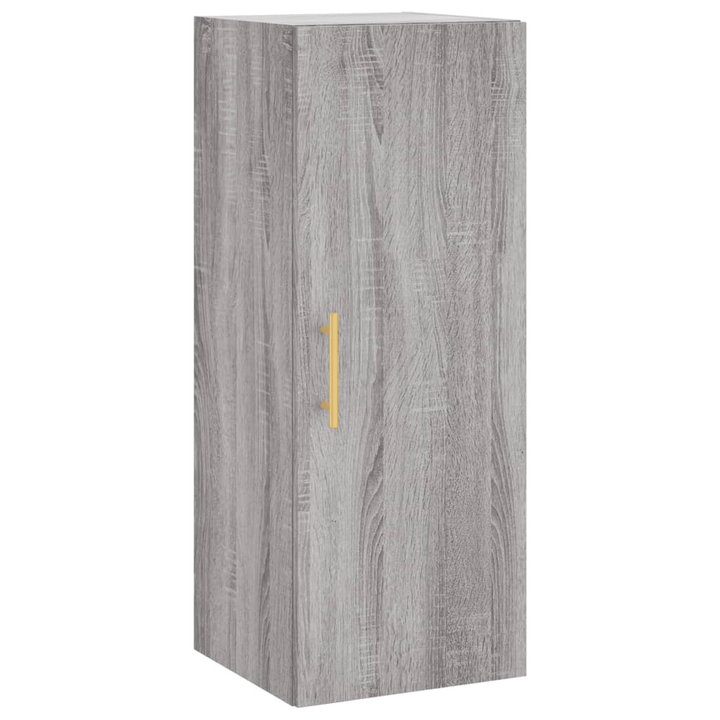 vidaXL Highboard Grey Sonoma 34.5x34x180 cm Engineered Wood