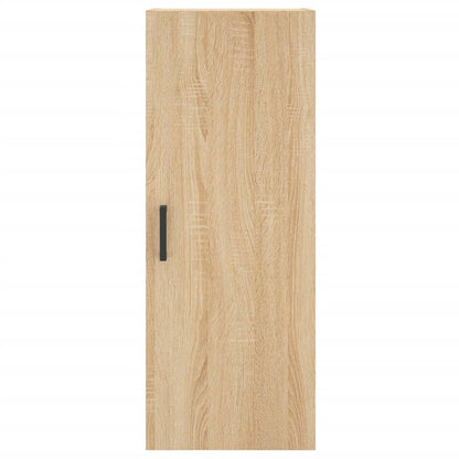 vidaXL Highboard Sonoma Oak 34.5x34x180 cm Engineered Wood