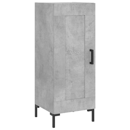 vidaXL Highboard Concrete Grey 34.5x34x180 cm Engineered Wood